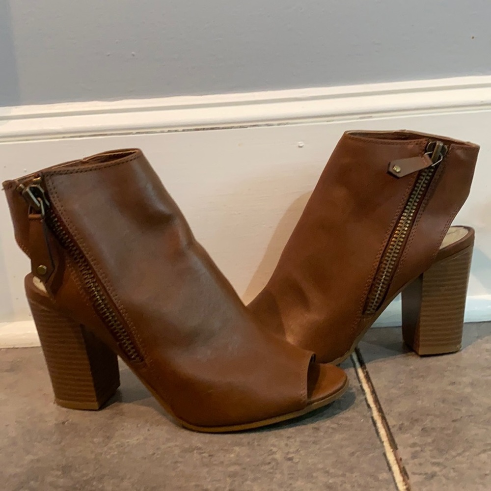 Madden girl open toed boots